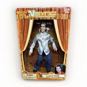 Sealed Vintage Nsync Lance Bass Collectible Marionette Doll 2000